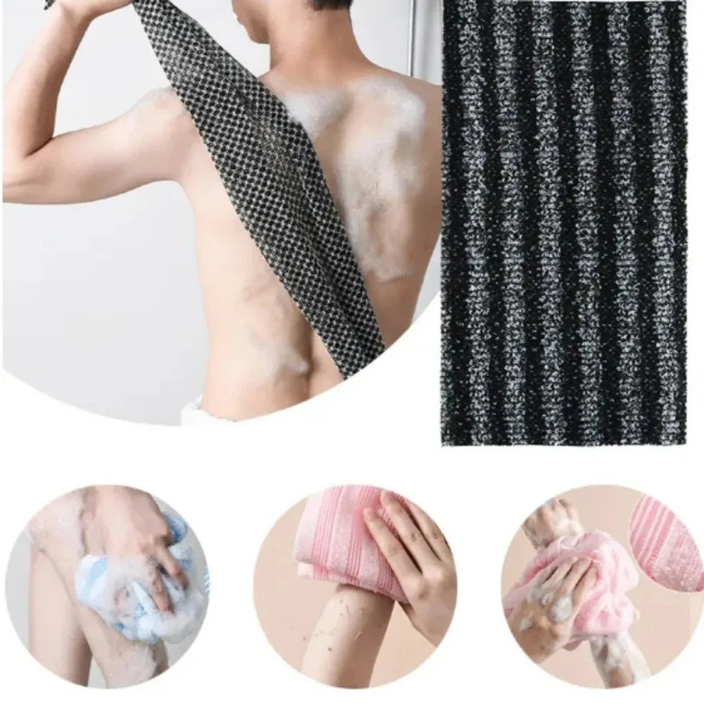 Japanese Exfoliating Nylon Bath Towel – Back Scrub Cloth