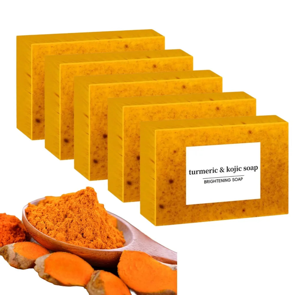 100g Turmeric Kojic Acid Handmade Soap – Face & Body