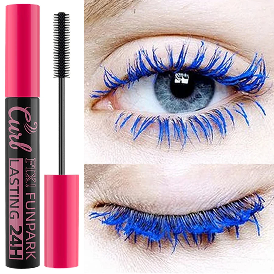 9-Color Waterproof Mascara – Bold Curl, Long-Lasting Korean Eye Makeup