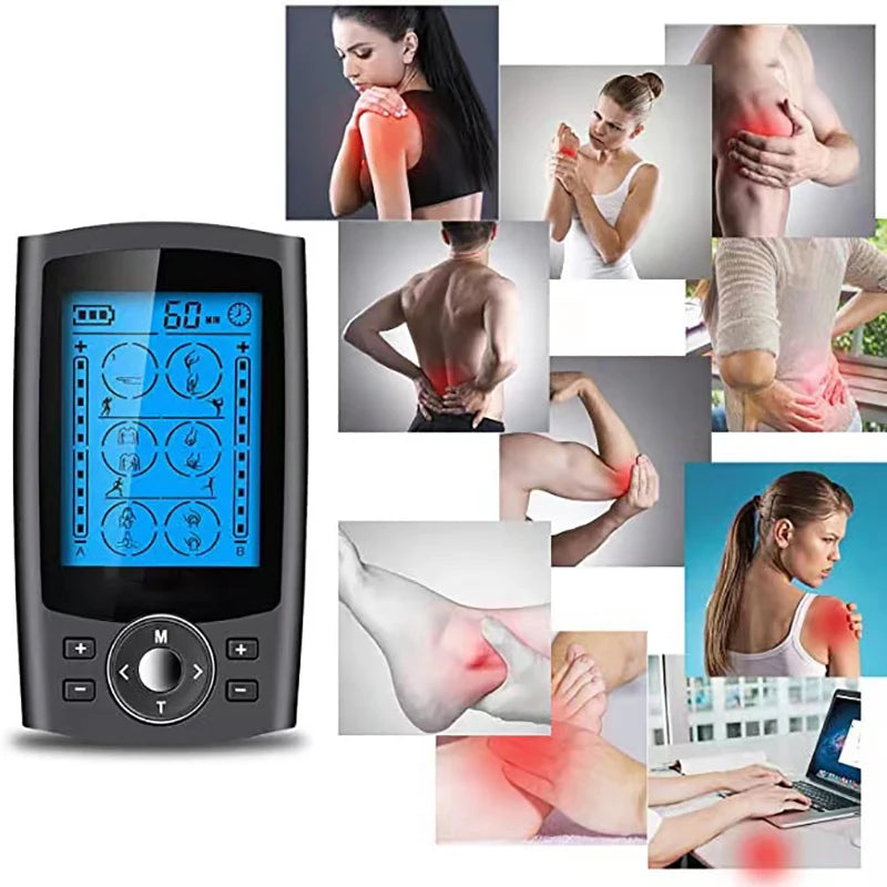 TENS EMS Muscle Stimulator – 36-Mode Digital Therapy & Slimming Device