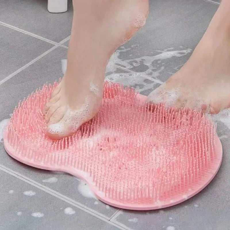 Non-Slip Silicone Shower Foot & Back Scrub Mat