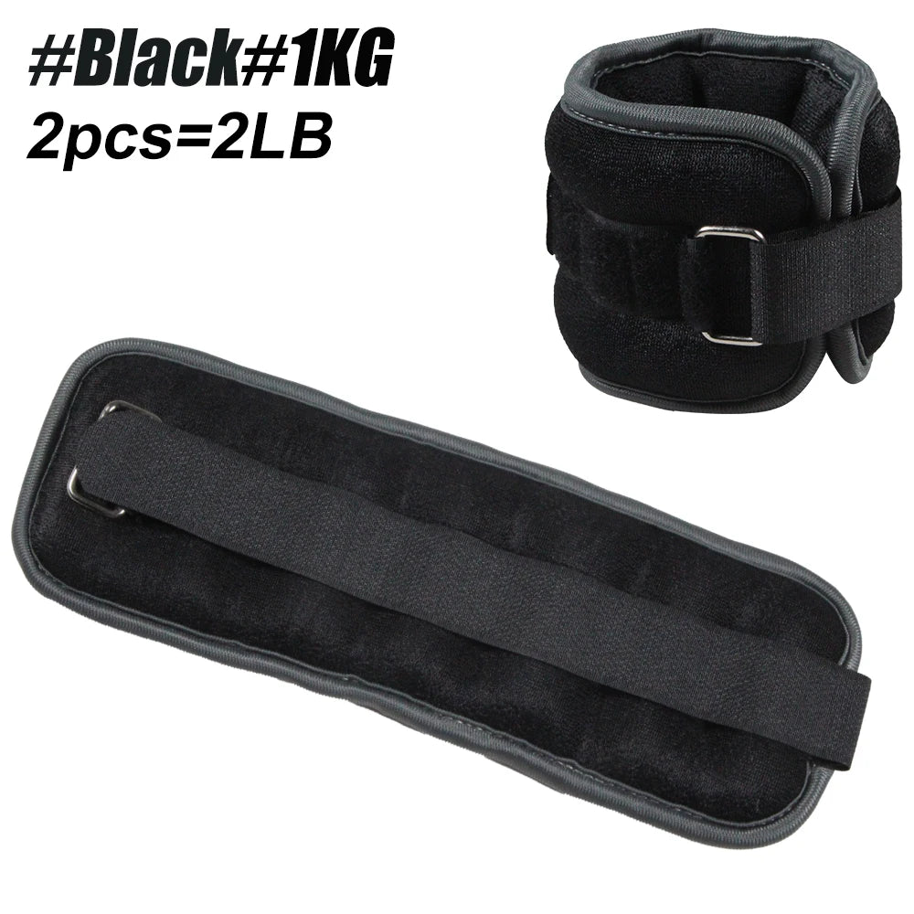 Adjustable Ankle & Wrist Weights (0.5kg/1kg) – Neoprene Straps for Training & Cardio