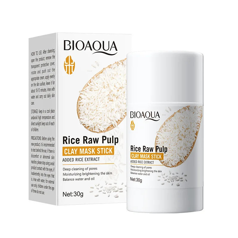 BIOAQUA White Rice Face Mask Stick – Moisturizing & Blackhead Removal