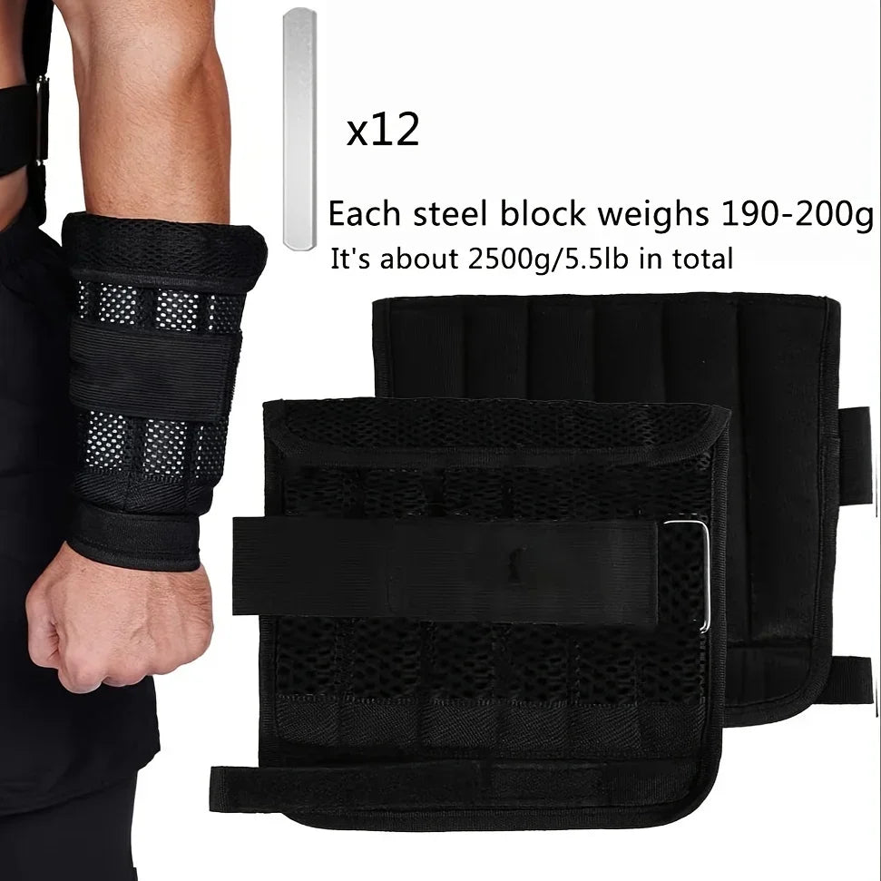 Adjustable Weight Vest & Weights Set – Ankle, Wrist & Strength Training Gear