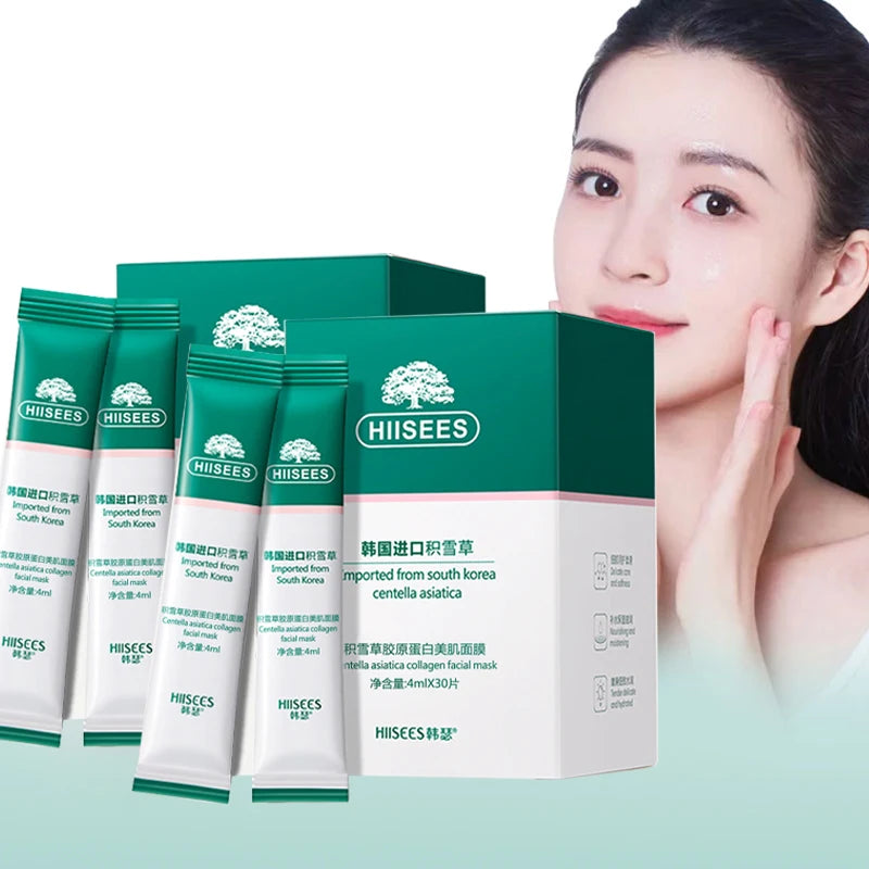 60pcs Centella Collagen Sleeping Masks – Firming & Moisturizing Care