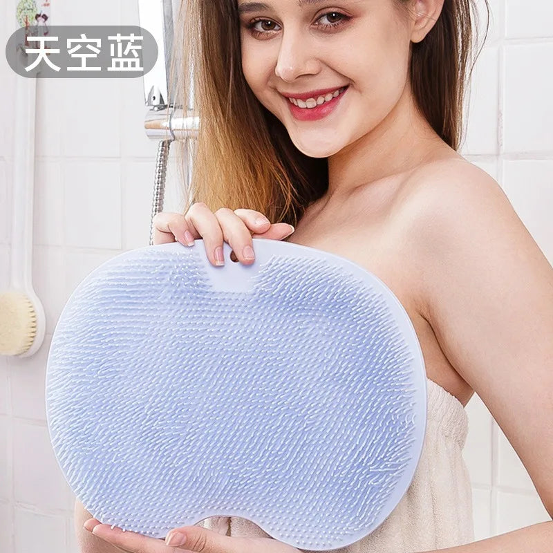 Non-Slip Silicone Shower Foot & Back Scrub Mat