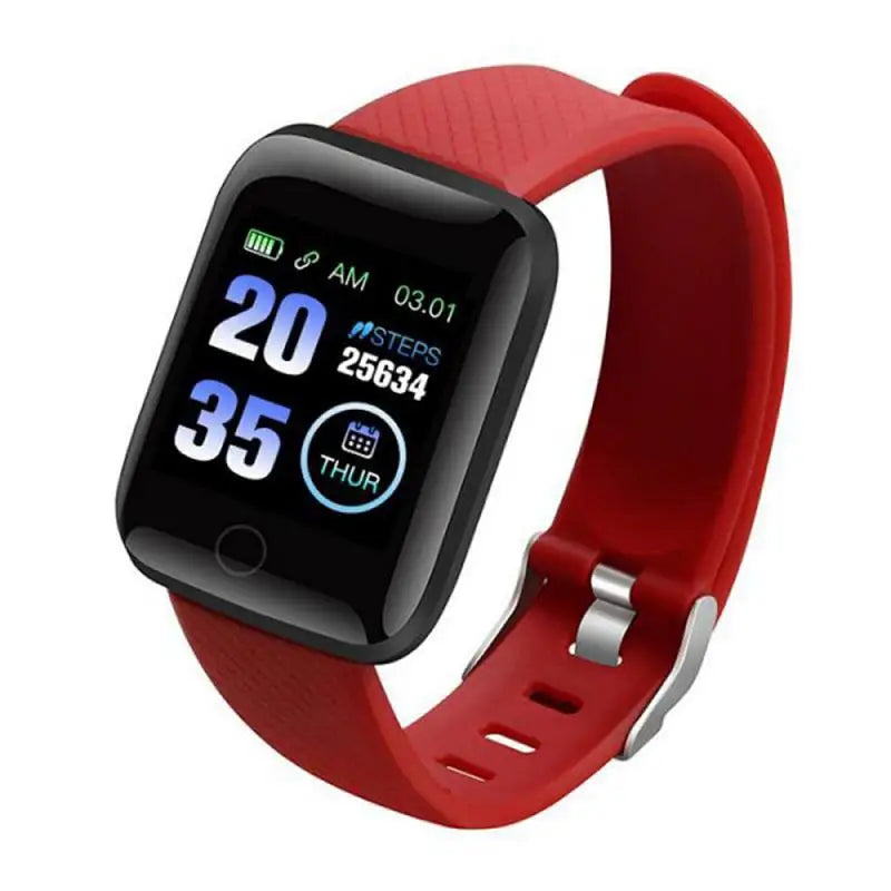 116 Plus Smart Watch – Fitness Tracker with Heart Rate Monitor & Waterproof Design
