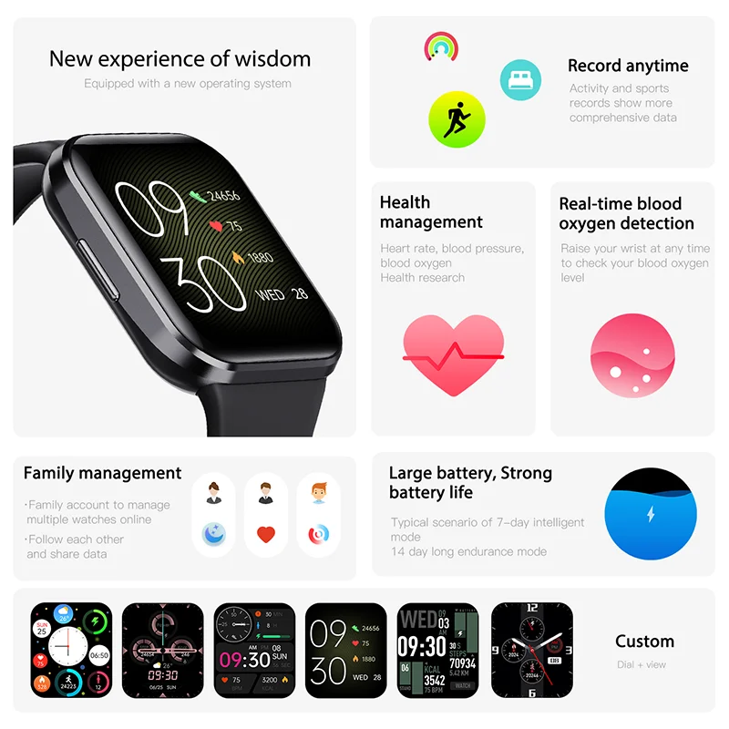 2025 Luxury Smartwatch – Waterproof Fitness Tracker for Men & Women