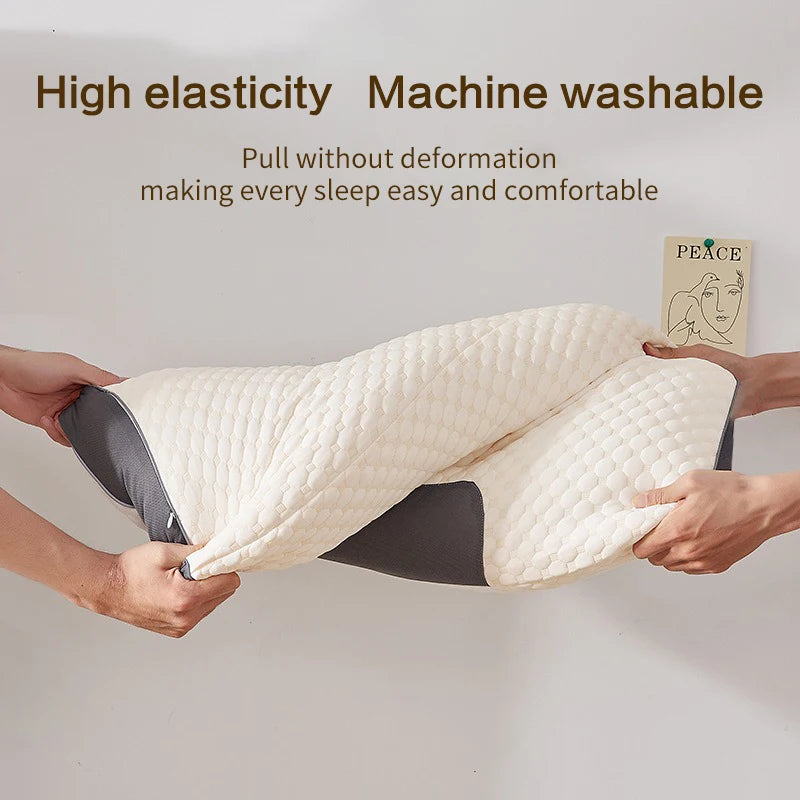 Orthopedic Cervical Neck Pillow – Soybean Fiber Sleep & Massage Support