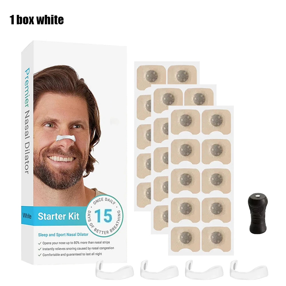 Anti-snoring Nose Clip Nasal Breathing Dilators Starter Kits: