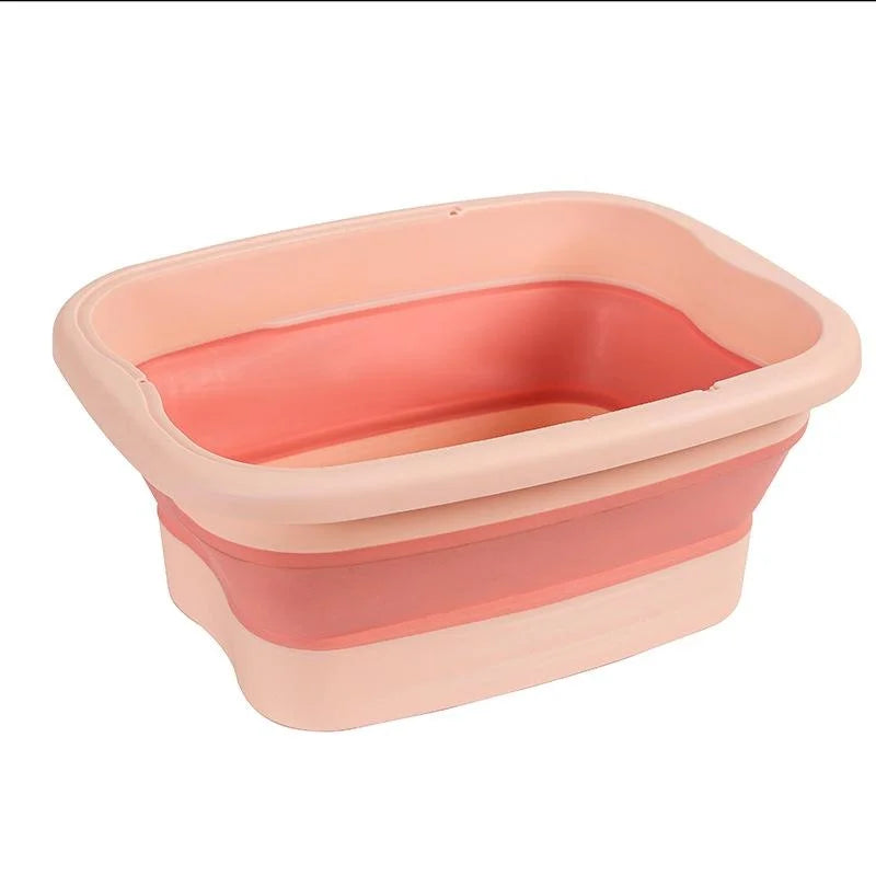 Foldable Foot Spa Bucket – Soaking Basin for Home Pedicure & Sauna