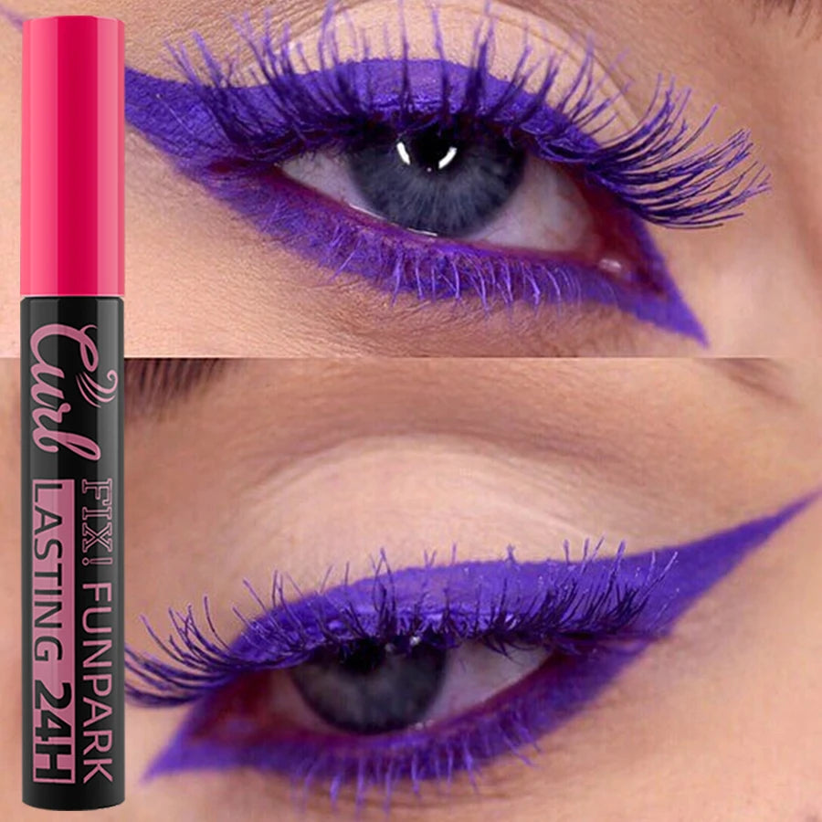 9-Color Waterproof Mascara – Bold Curl, Long-Lasting Korean Eye Makeup