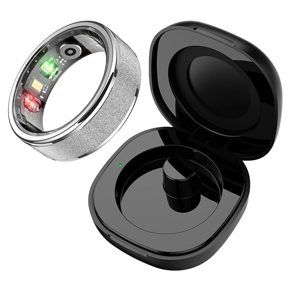 COLMI R10 Smart Ring – Health, Sleep Monitor & 5ATM Waterproof with Charging Case