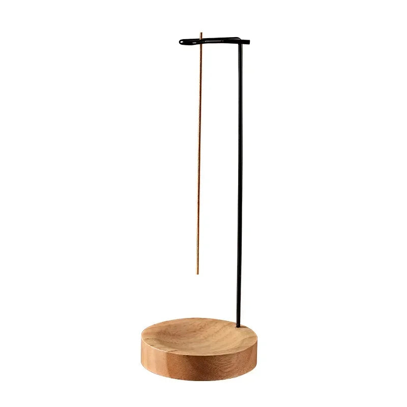 Creative Upside Down Wooden Incense Burner – Decorative Stick Holder