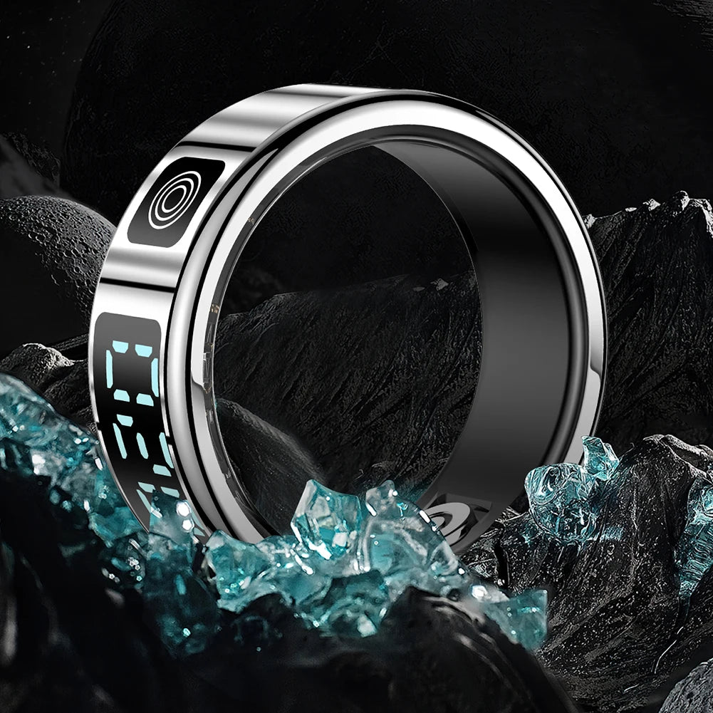 LAXASFIT SR08 Smart Ring – Heart Rate, Sleep Monitor & Motion Tracker (IP68)