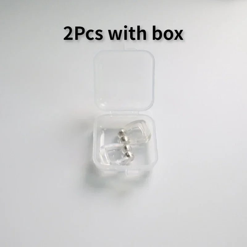 Magnetic Anti-Snoring Nose Clip – Silicone Sleep Aid for Easy Breathing