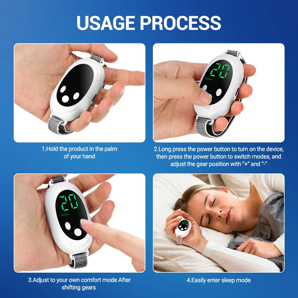 Smart Microcurrent Sleep Aid – Handheld Device for Stress & Insomnia Relief