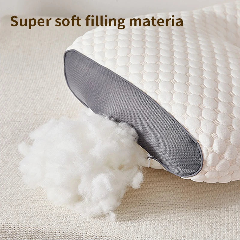 Orthopedic Cervical Neck Pillow – Soybean Fiber Sleep & Massage Support