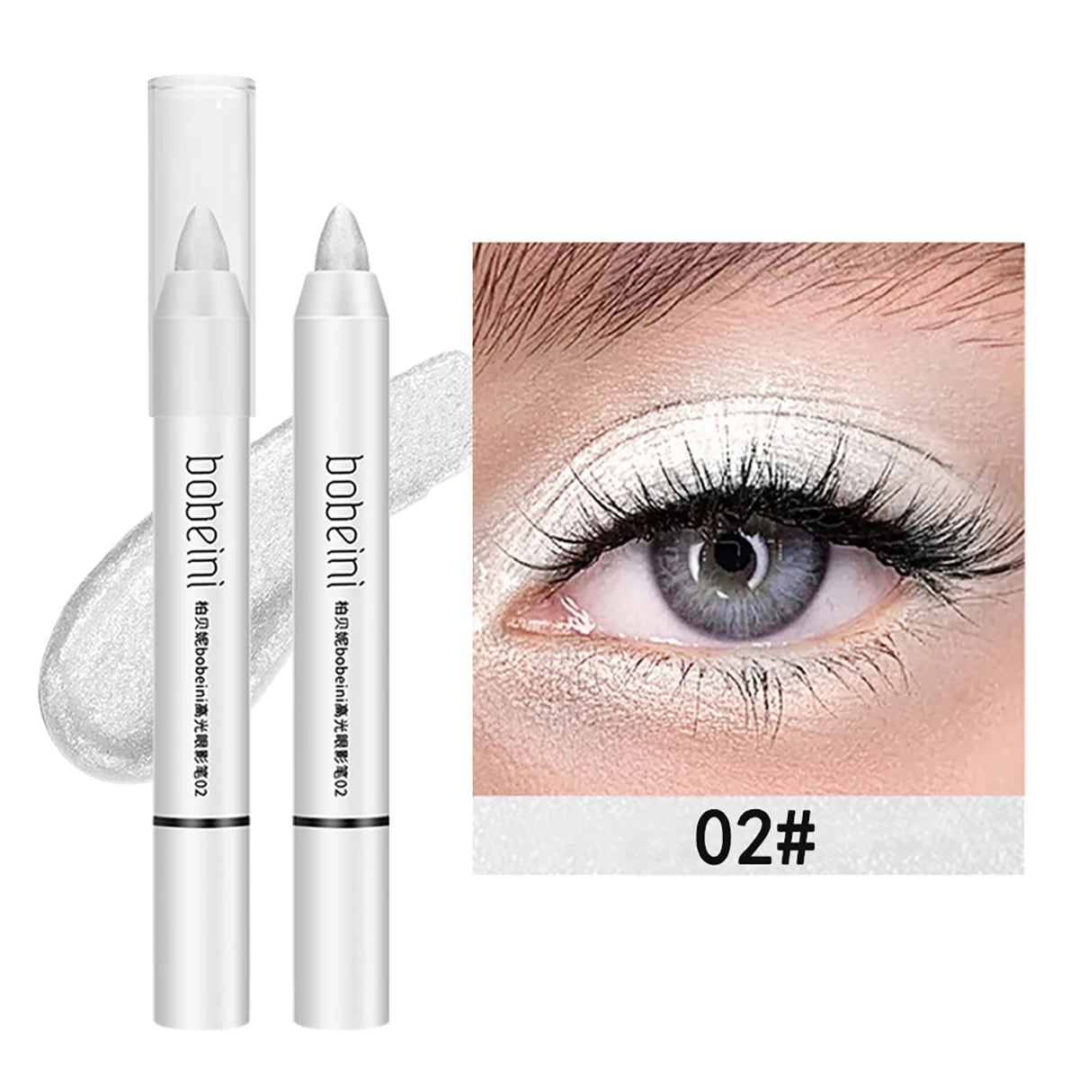 Silkworm Eyeshadow & Highlighter Stick – Matte & Pearlescent Brightening Pencil