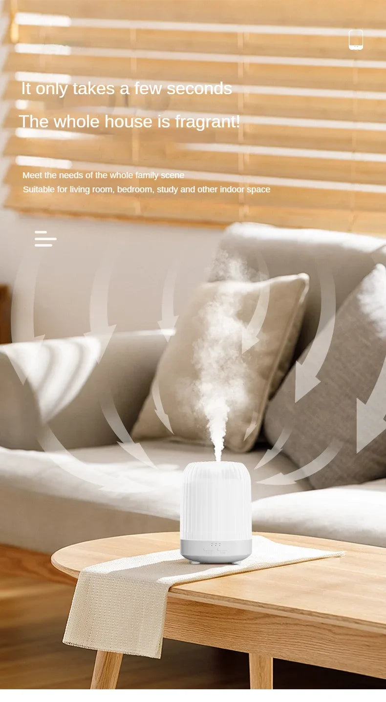 Essential Oil Diffuser with Night Light – Aromatherapy & Humidifier for Home