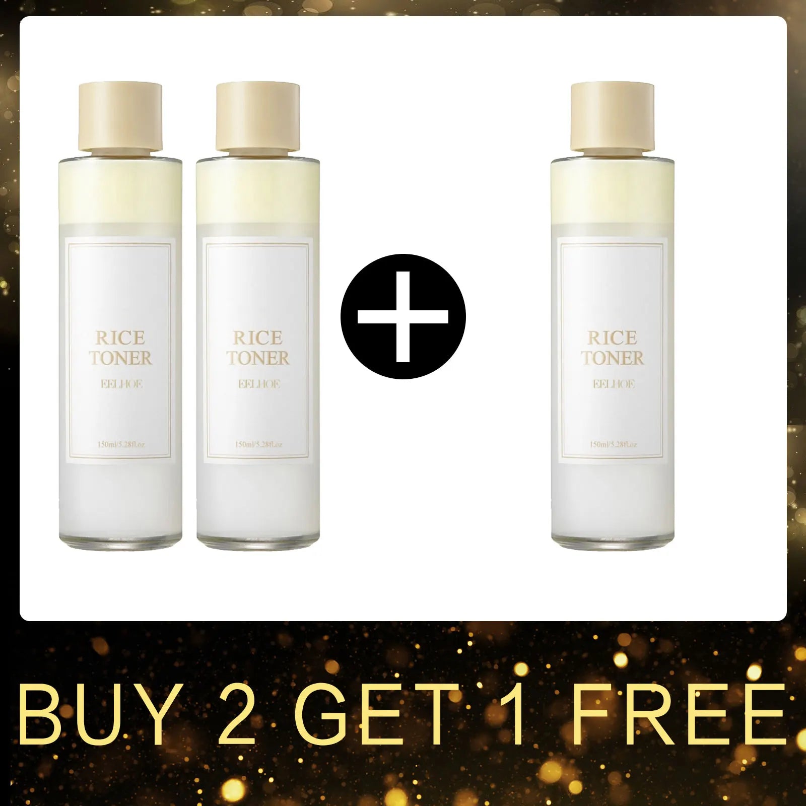 EELHOE Rice Water Toner – 150ml Moisturizing & Pore-Refining Facial Toner