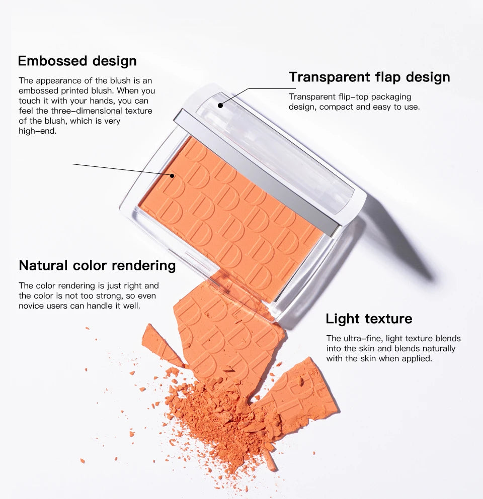 Matte Face Blush Powder – Natural Cheek Tint & Contour