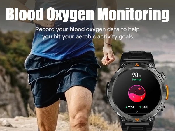 Smart Watch – Bluetooth Call & Health Monitor for iOS/Android