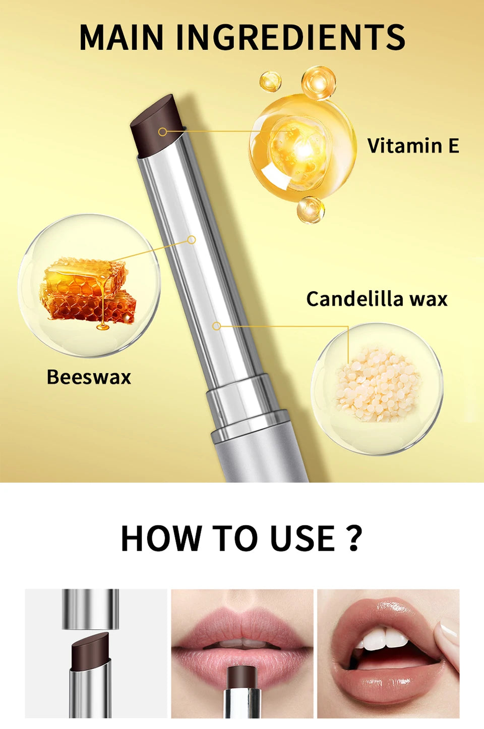 Black Honey Lip Balm – Colorless, Moisturizing & Long-Lasting Lip Care