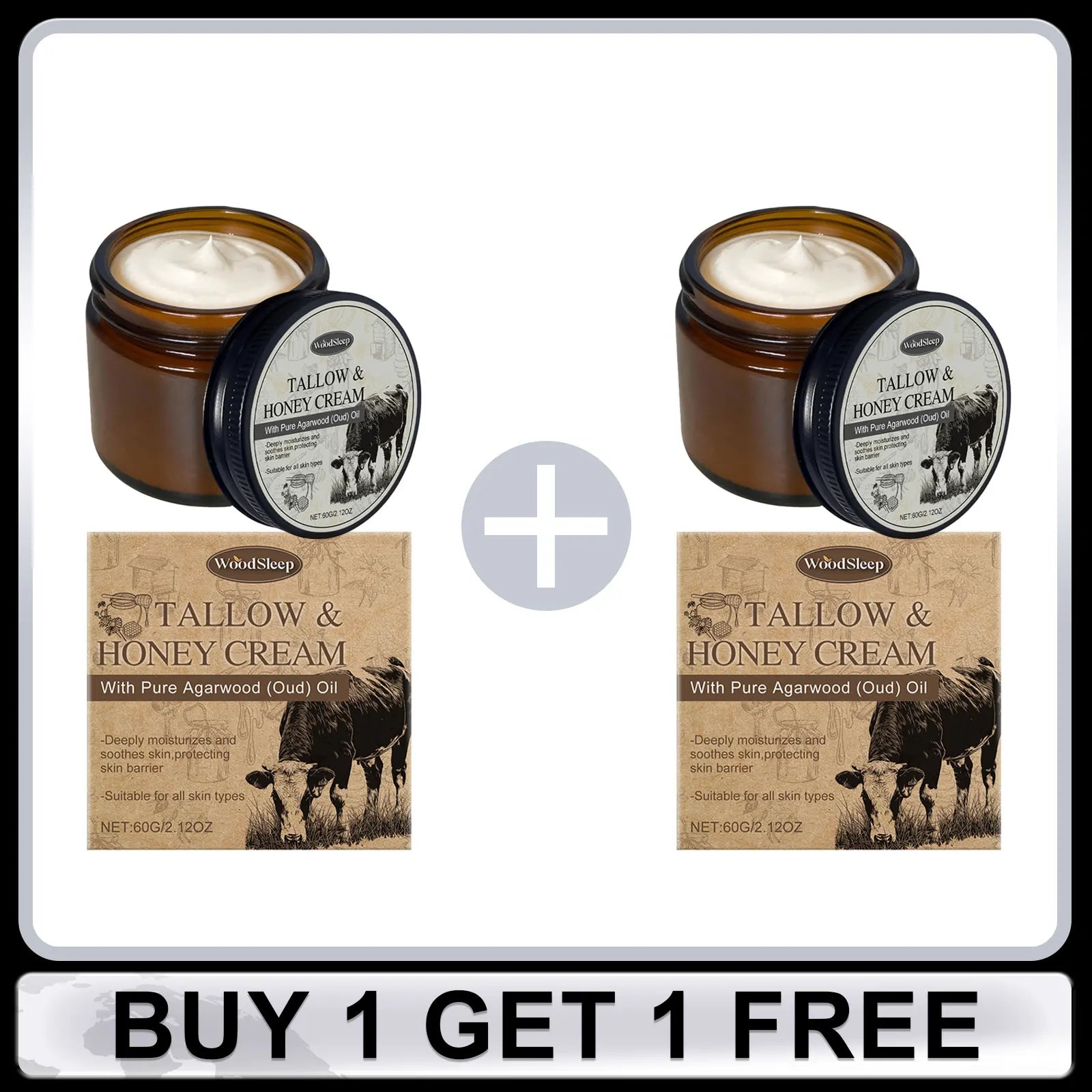 Beef Tallow Balm – Nourishing Moisturizer for Dry & Damaged Skin