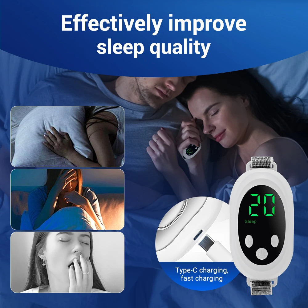 Smart Microcurrent Sleep Aid – Handheld Device for Stress & Insomnia Relief