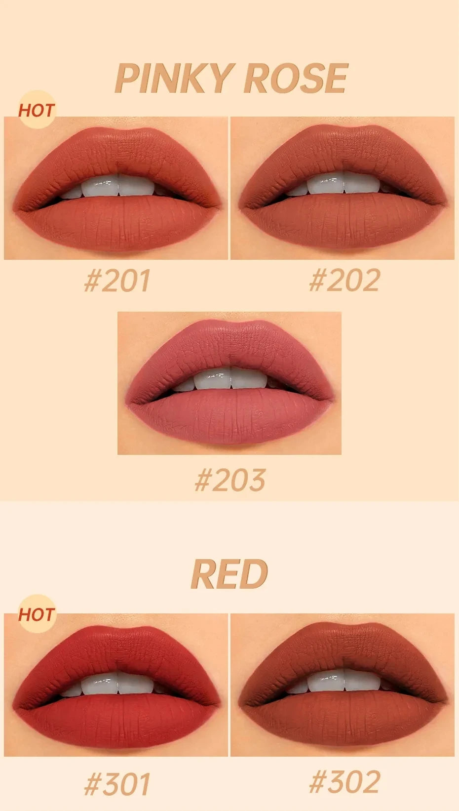 FOCALLURE 16 Shades Matte Lipstick Set – Waterproof, High-Pigment, Natural Finish: