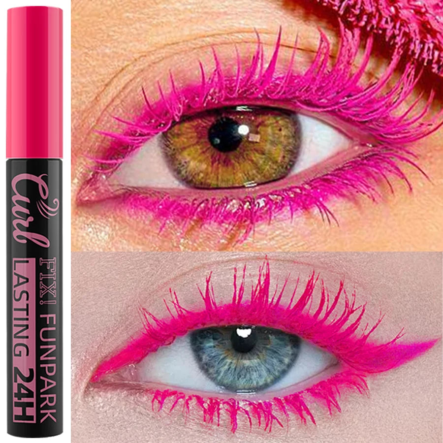 9-Color Waterproof Mascara – Bold Curl, Long-Lasting Korean Eye Makeup