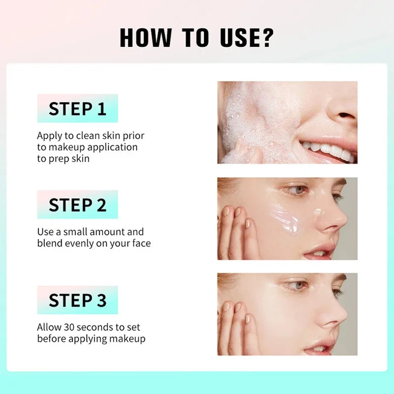 24ml Hydrating Makeup Primer – Moisturizing Gel Base for Smooth, Natural Finish