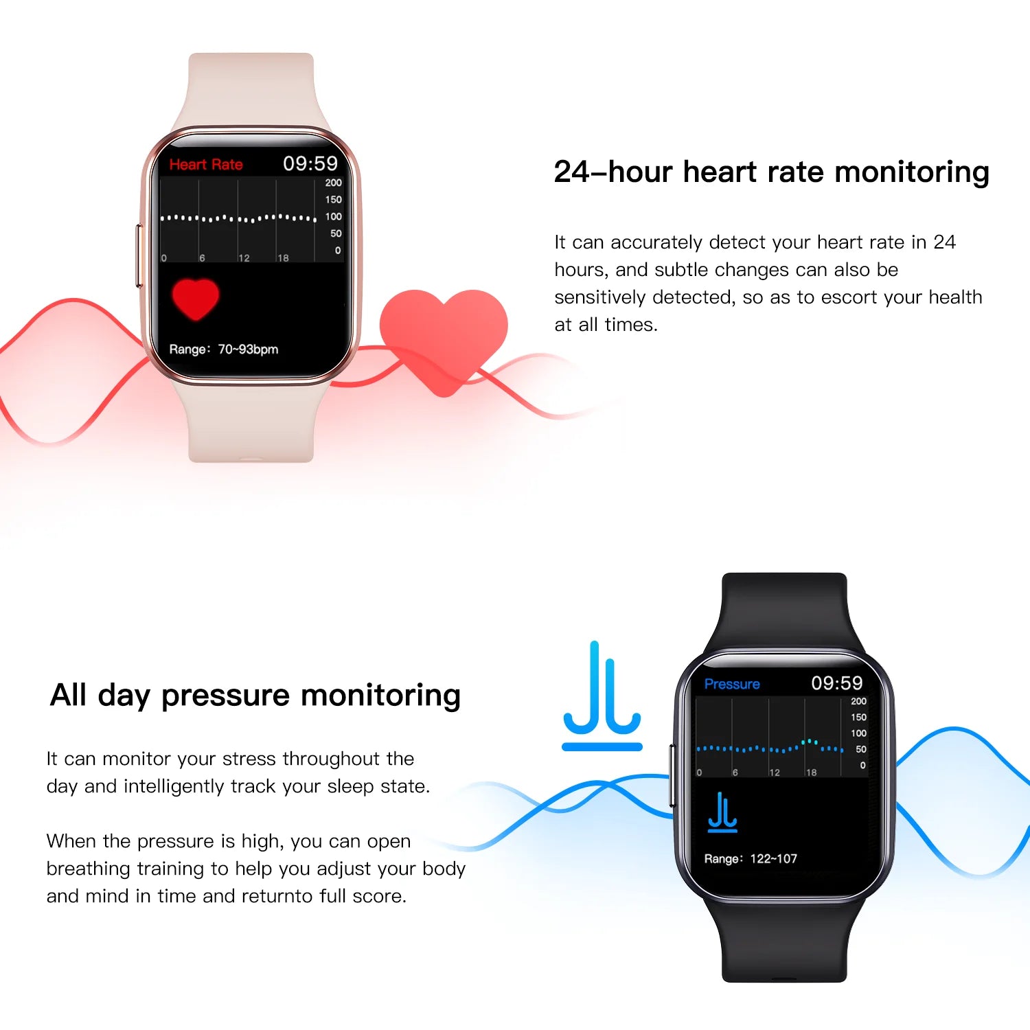 2025 Luxury Smartwatch – Waterproof Fitness Tracker for Men & Women