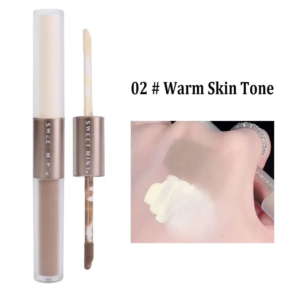 2-in-1 Matte Contour & Highlighter Stick – Double-Ended Cream Bronzer