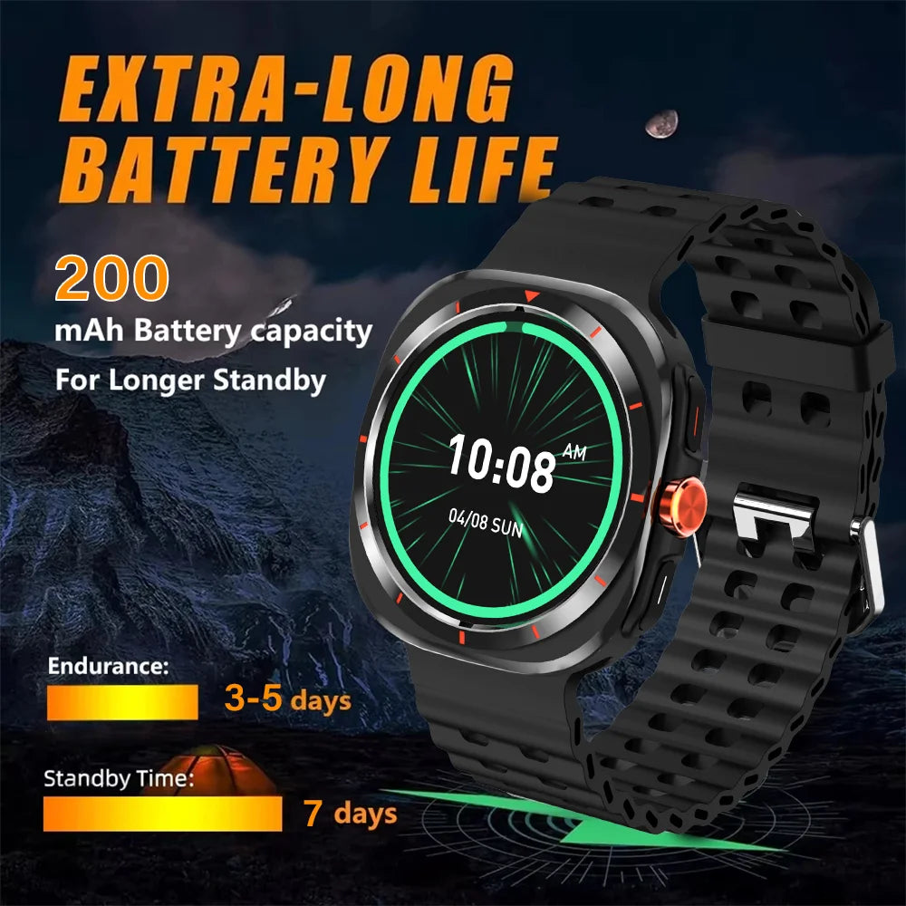 LAXASFIT GT7 Ultra Smartwatch – Bluetooth Calling & AMOLED Fitness Tracker