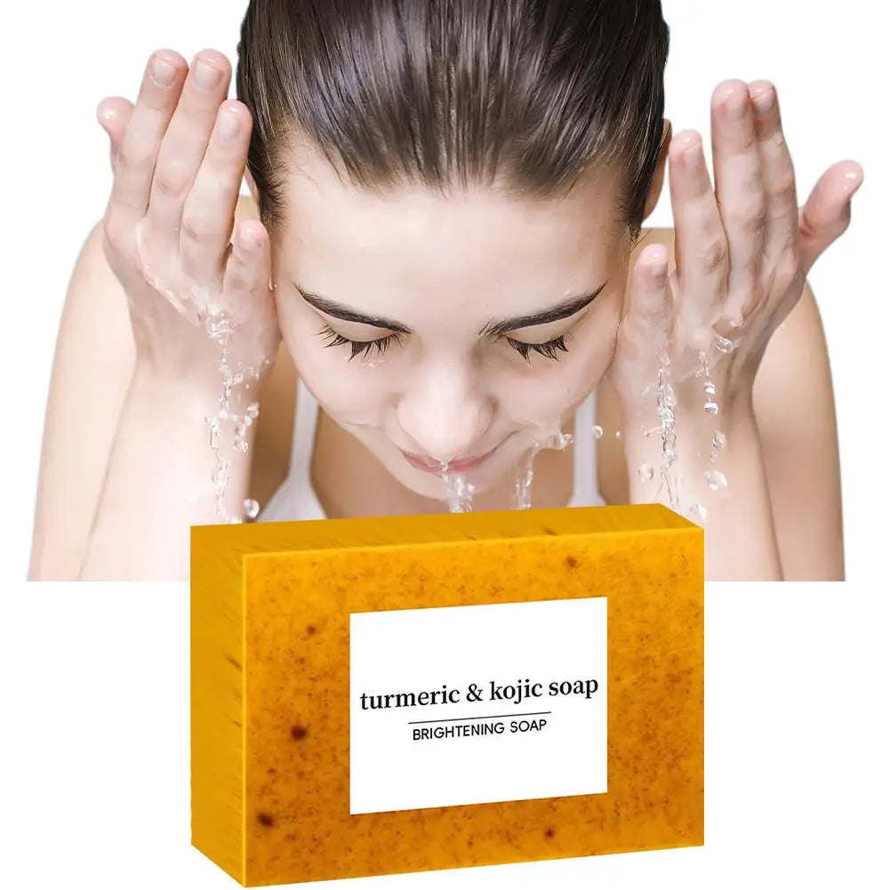 100g Turmeric Kojic Acid Handmade Soap – Face & Body