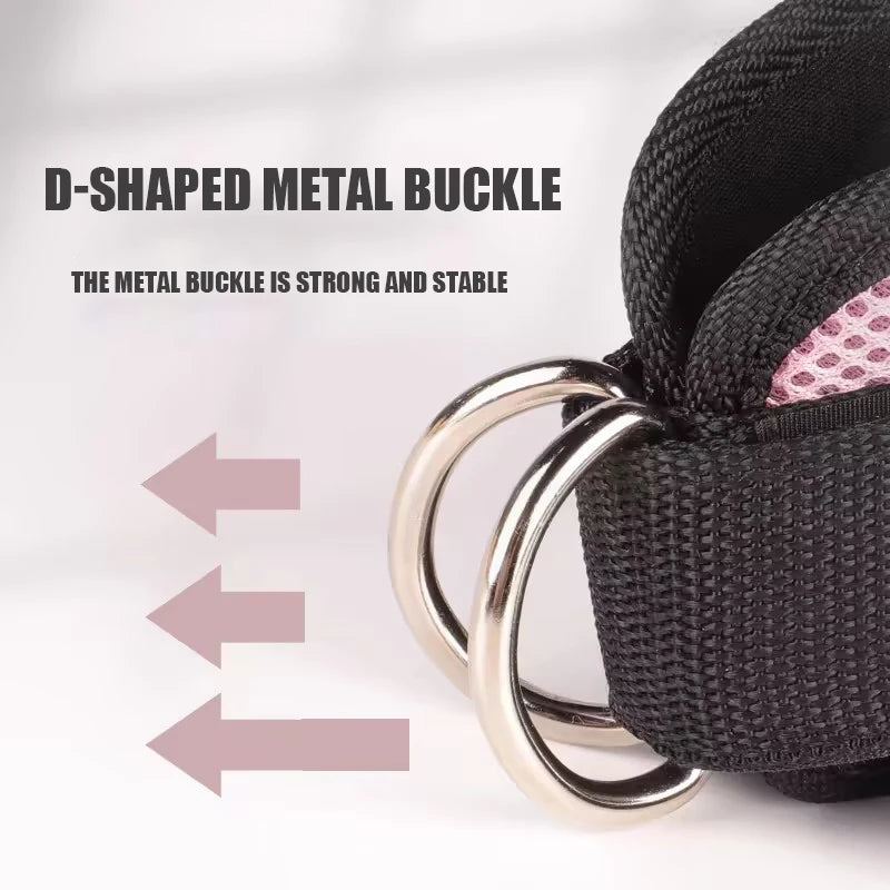Fitness Ankle Buckle Strap – Leg & Hip Training Attachment for Cable Machines