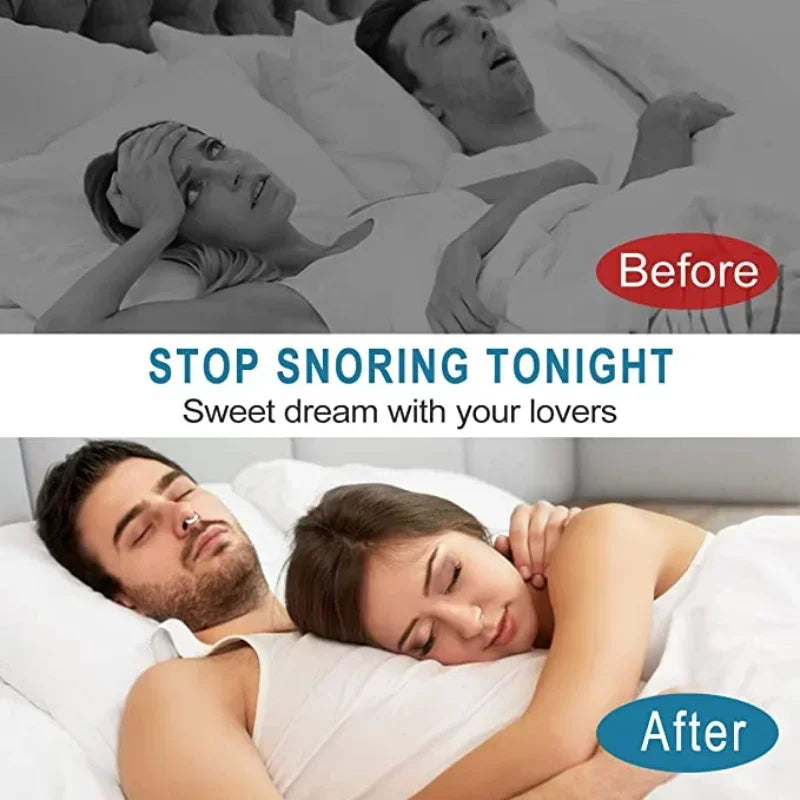 Magnetic Anti-Snoring Nose Clip – Silicone Sleep Aid for Easy Breathing