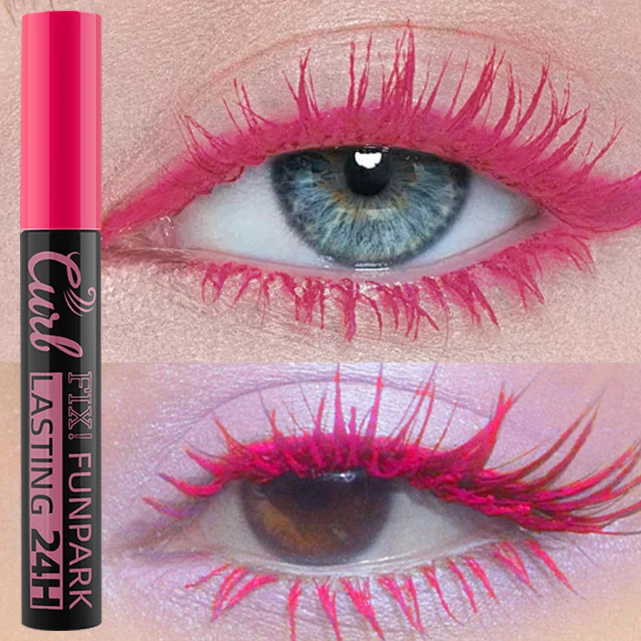 9-Color Waterproof Mascara – Bold Curl, Long-Lasting Korean Eye Makeup