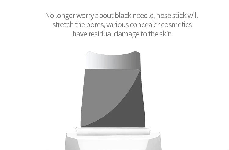 Deep Vibrating Facial Scrubber – Blackhead Remover & Skin Peeling Spatula