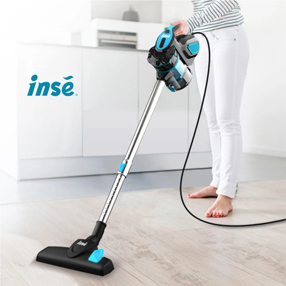 INSE I5 Corded Stick Vacuum – 18KPa Powerful Suction for Home & Pet Hair