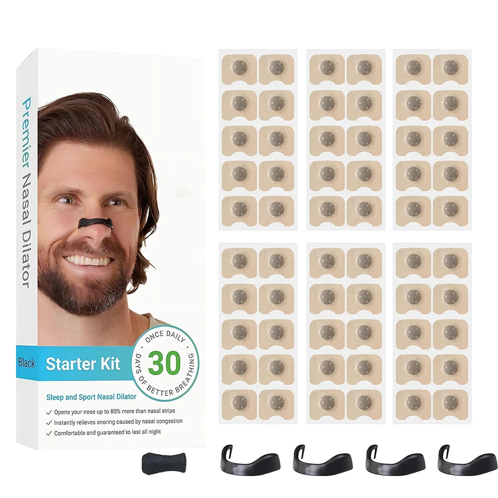 Anti-snoring Nose Clip Nasal Breathing Dilators Starter Kits: