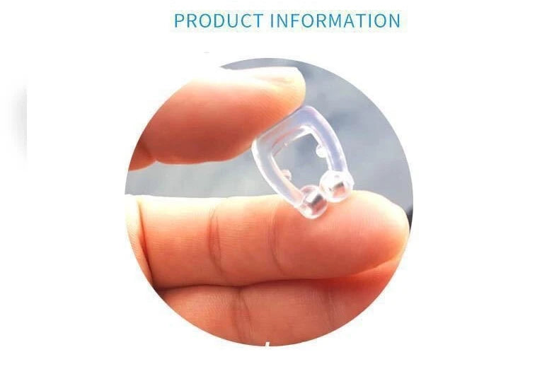 Magnetic Anti-Snoring Nose Clip – Silicone Sleep Aid for Easy Breathing