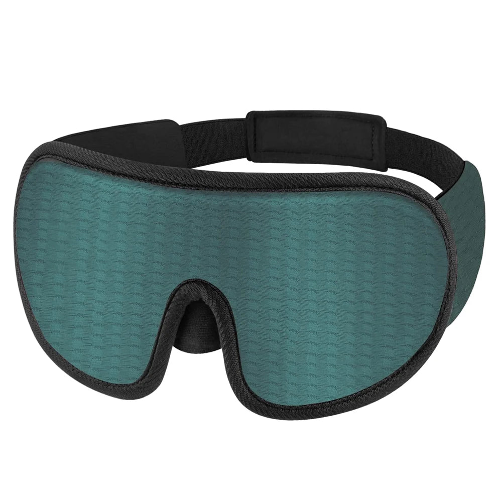 3D Contoured Sleep Mask – 100% Light-Blocking Eye Mask for Travel & Rest