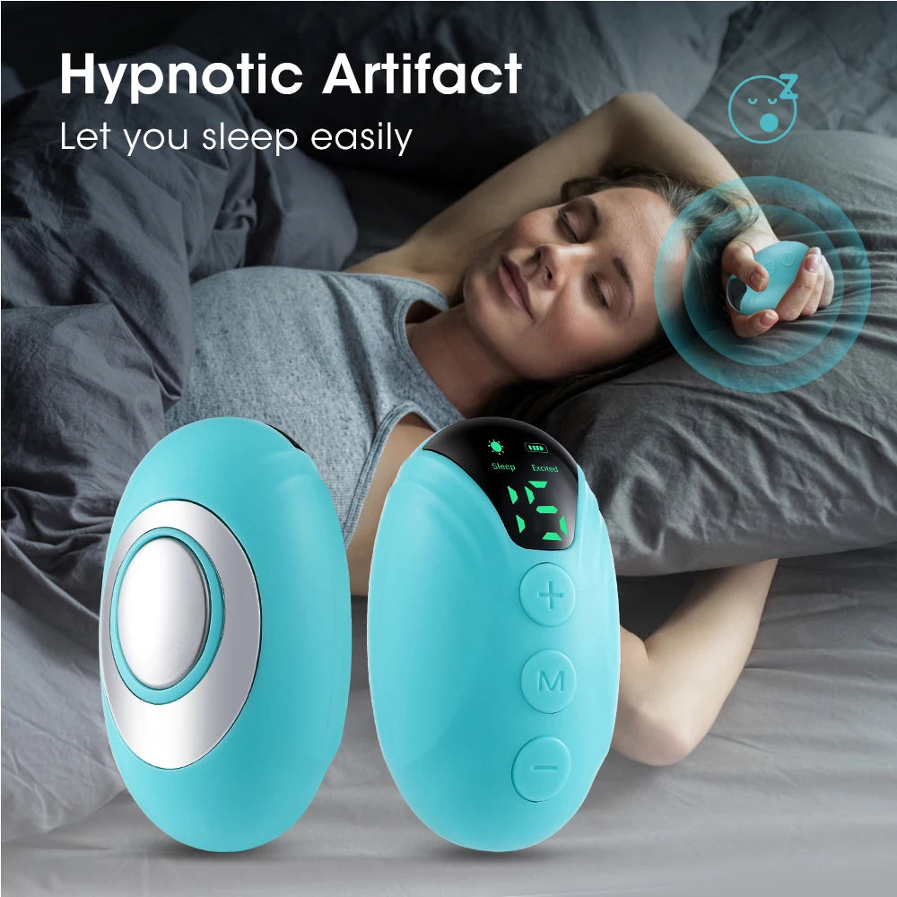 Smart Sleep Aid Device – Handheld Pulse Relaxation for Anxiety & Insomnia Relief