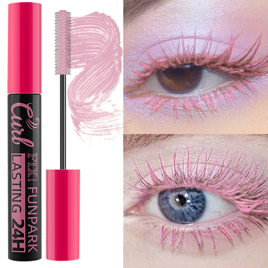 9-Color Waterproof Mascara – Bold Curl, Long-Lasting Korean Eye Makeup
