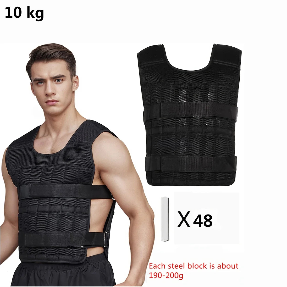 Adjustable Weight Vest & Weights Set – Ankle, Wrist & Strength Training Gear