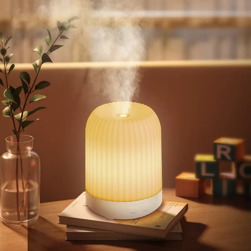 Essential Oil Diffuser with Night Light – Aromatherapy & Humidifier for Home