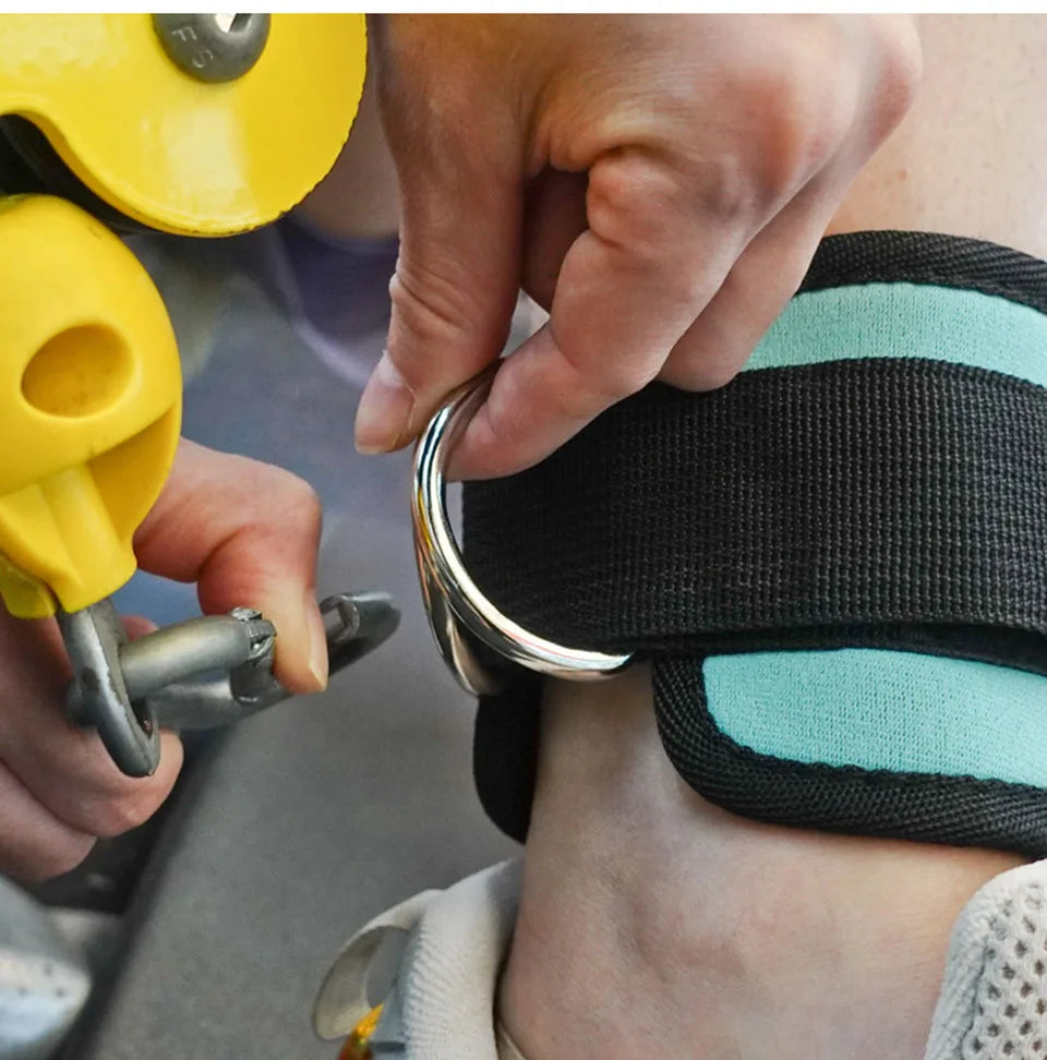 AOLIKES Adjustable Ankle/Wrist Cuffs – Padded Straps for Cable Glute Workouts